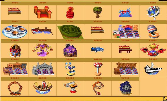 เครื่องเล่นใหม่ๆที่น่าสนใจ เช่นรถไฟเหาะตีลังกา